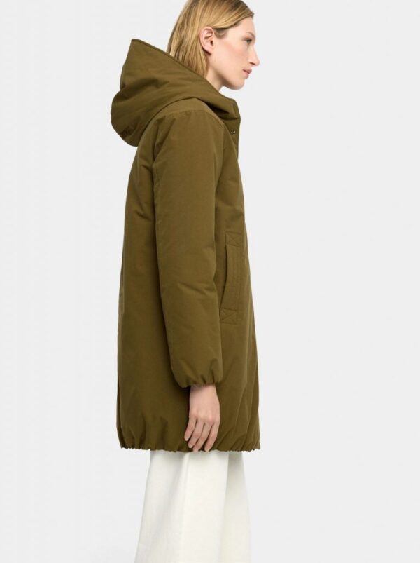 Padded Jacket with Hood – Khaki