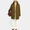 Padded Jacket with Hood – Khaki