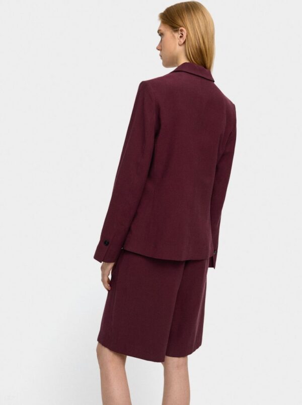 Basic Blazer – Bordeaux