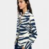 Artistic Printed Cotton Shirt in Multi