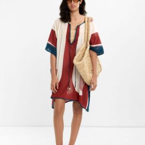 Printed Kaftan – 100% Cotton – Multi