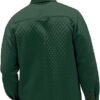 Mens Shacket Long Sleeve Shirt Jacket with Pockets Light weight Overshirts Quilted